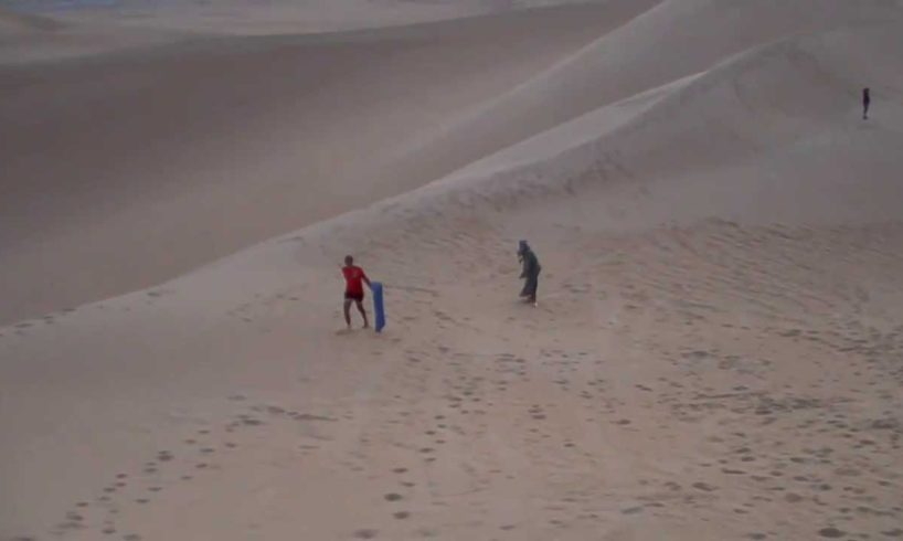 Sandboarding in the Egyptian Siwa Oasis