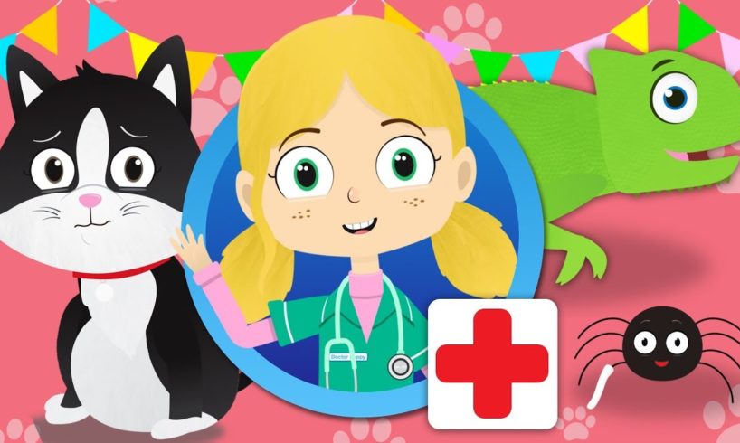 Sarah The Cat Visits Dr Poppy's Pet Rescue | Animals For Kids