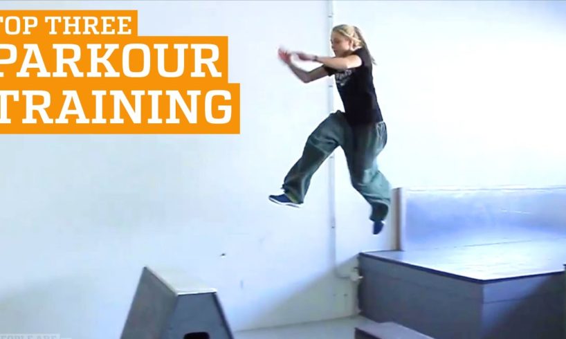 TOP THREE PARKOUR & FREERUNNING GYM TRAINING | PEOPLE ARE AWESOME