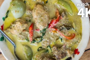 Thai Green Curry Chicken Recipe - AUTHENTIC Thai Home Cooking | แกงเขียวหวานไก่แบบบ้านๆ