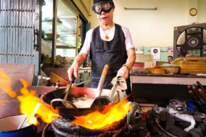 Thai Street Food Michelin Star - GIANT CRAB OMELET at Jay Fai (ร้านเจ๊ไฝ) in Bangkok,  Thailand!