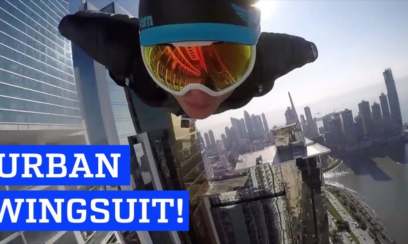 Urban Wingsuit Flying by Skyscrapers | PEOPLE ARE AWESOME