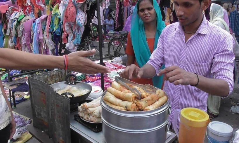 Veg Fry Momo & Murmura Chaat | Street Food Delhi Sadar Bazaar | Street Food Loves You