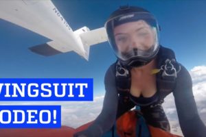 Wingsuit Rodeo - cloud surfing! | People are Awesome