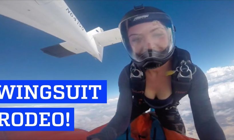 Wingsuit Rodeo - cloud surfing! | People are Awesome