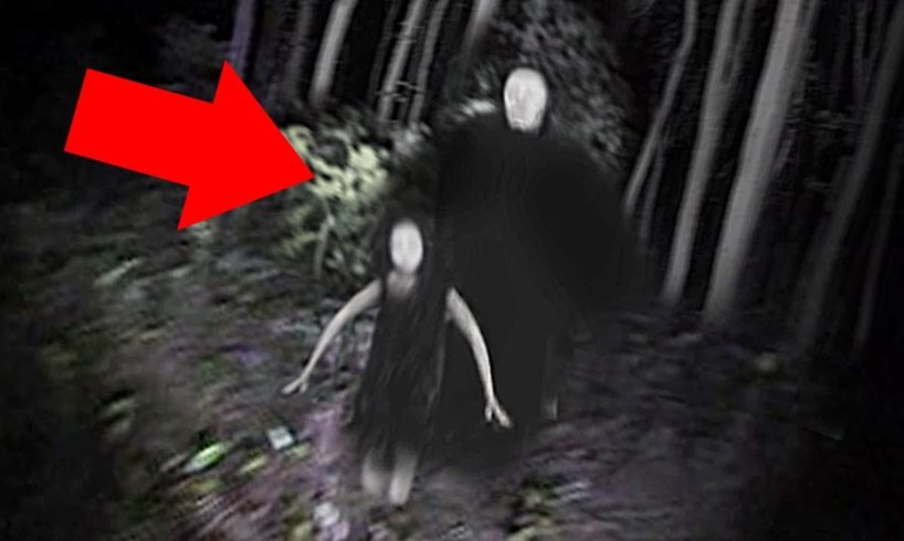 5 Scary Things Caught On Camera In The Woods.