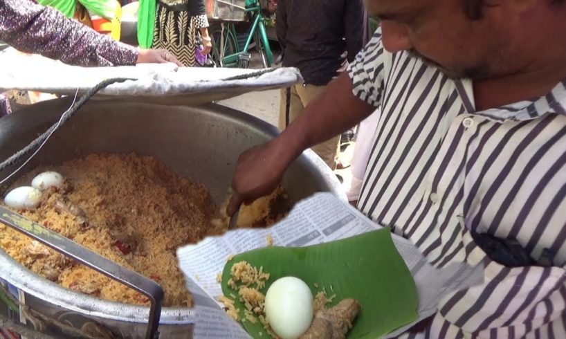 Anda (Egg) Chicken Biryani | Vellore Tamil Nadu India Street Food