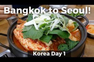 Bangkok to Seoul, South Korea (Day 1)