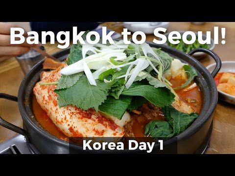 Bangkok to Seoul, South Korea (Day 1)
