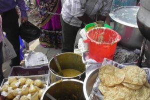 Busy South Indian Street Food Shop Exactly Opposite CMC Vellore Tamil Nadu