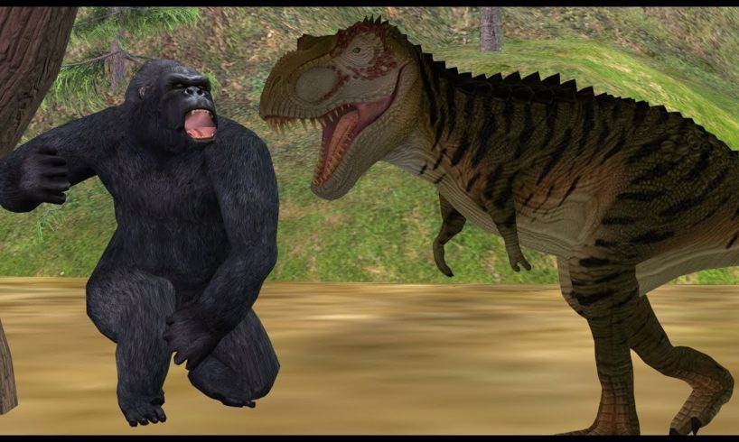Cartoon Toys Vs 3D Gorilla Animal Fighting For Apple | Animation Nursery Rhymes For Children
