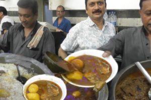 Chicken & Mutton Biryani @ 190 rs ( $ 2.77 ) - Aminia Kolkata Famous Biryani