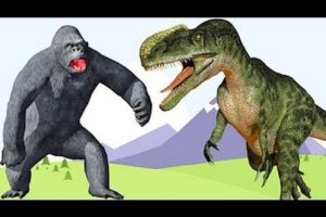 Crocodile VS Gorilla Fight | Rhymes For Childerns | Animal Fights for Childerens || TSP Kids Rhymes