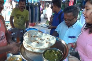 Dal Makhani/Chana Masala/Palak Paneer - Tandoor Roti/Butter Nun|Street Food Kolkata Jatin Das Park