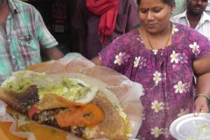 Egg ( Anda ) Masala Dosa | Tamil Nadu South Indian Street Food 2018