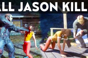 FRIDAY THE 13TH GAME ALL JASON VOORHEES KILLS Counselor Deaths Compilation Gameplay