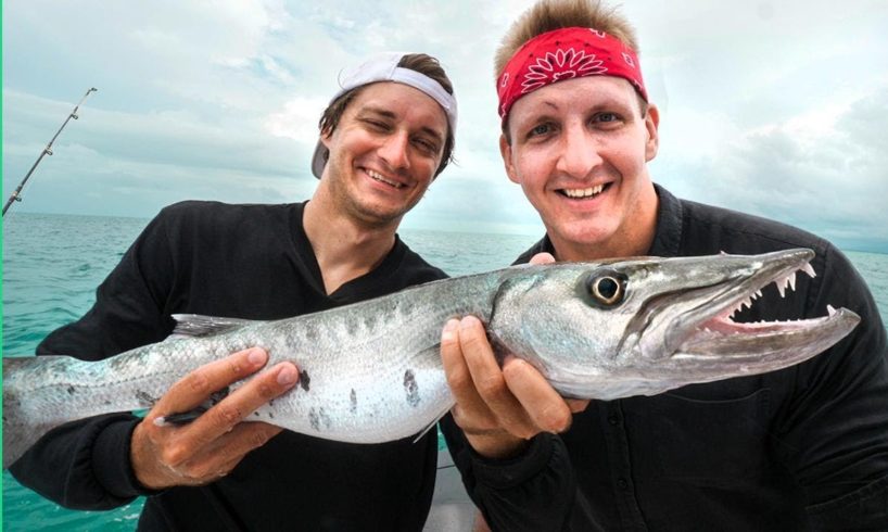 Florida Sashimi!!! Deep Sea Catch and Cook. (Can you even eat this???)