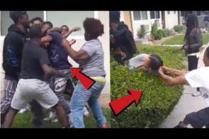 Guy Gets Jump At His House (Wild hood fight!)