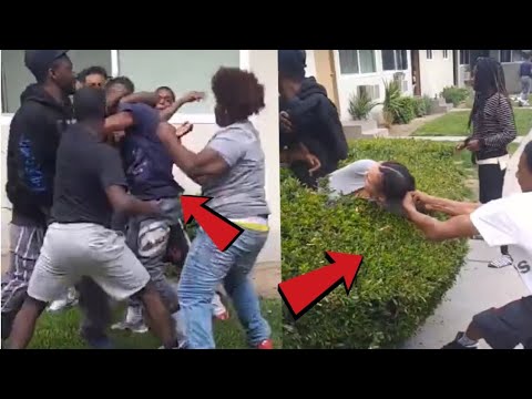 Guy Gets Jump At His House (Wild hood fight!)