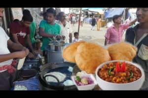 Hing Kachari with Ghugni Chatni | Super Taste Indian Street Food | Street Food Loves You