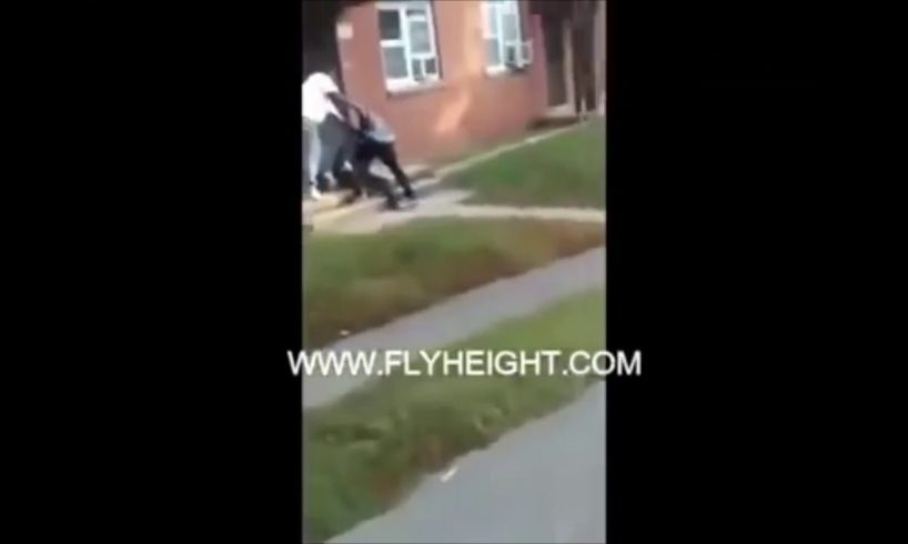 Hood fight for messing with sister