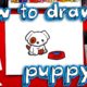 How To Draw The Cutest Puppy