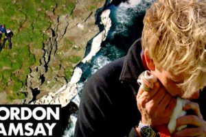 Hunting Puffins On The Edge Of A Cliff In Iceland - Gordon Ramsay