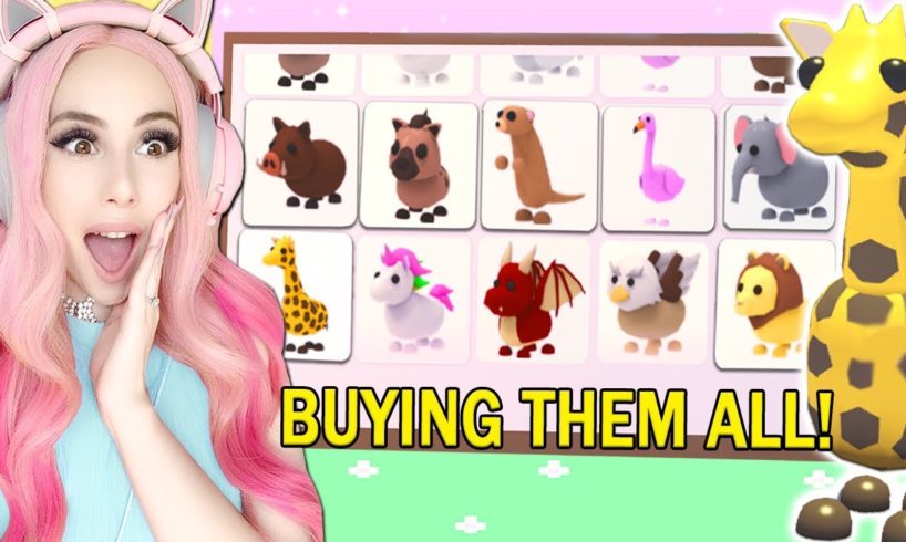 I BOUGHT ALL The NEW SAFARI Pets In Adopt Me! Brand NEW Adopt Me Pet Safari Update