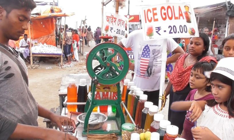 ICE GOLA @ 20 rs ( $ 0.29 ) | New Digha Sea Beach West Bengal India