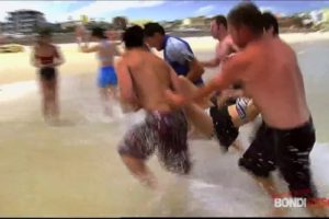 Lifeguards Rescue Young Girl Close to Death at Bondi Beach