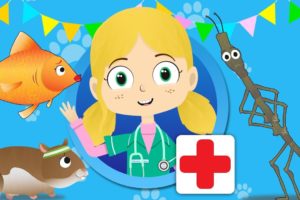 Lucy The Goldfish Visits Dr Poppy's Pet Rescue | Animals For Kids