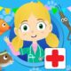 Lucy The Goldfish Visits Dr Poppy's Pet Rescue | Animals For Kids