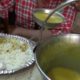 Maa Tara Hindu Hotel | Rice with Fish & Veg Curry 60 rs | Extra Rice 5 rs per plate