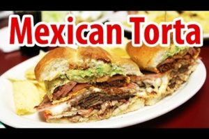 Mexican Torta - Every Meat You Can Imagine in a Bun at Los Reyes De La Torta!