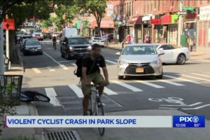Nearly number 16: Video captures near death bicycle crash in Park Slope