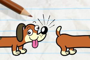 Pencilmate's Dog Gets into a Fight -in- PAIN IN THE MUTT - Pencilmation Cartoons for Kids
