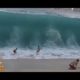 People Slammed By Massive Waves