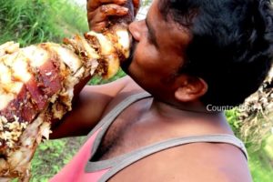 Roasted pig full leg| Country Boys | Country foods