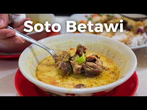 Soto Betawi: AMAZING Indonesian Food You Have to Eat in Jakarta, Indonesia!