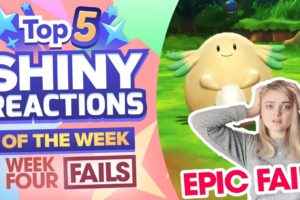 TOP 5 SHINY FAILS OF THE WEEK! Pokemon Let's GO Pikachu and Eevee Shiny Montage! Week 4