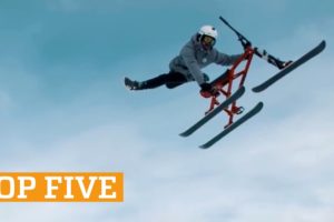 TOP FIVE: Snowbiking, Freerunning & Kettlebell Swings | PEOPLE ARE AWESOME 2017