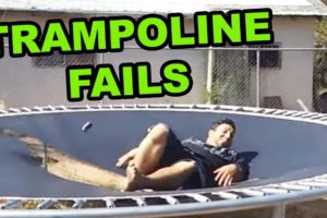 TRAMPOLINE FAIL COMPILATION 2019