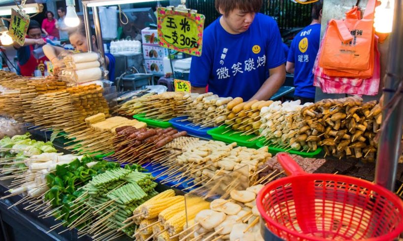 Taiwan Street Food Tour of Ningxia Night Market: AMAZING Taipei Night Market! (Day 8)