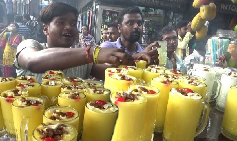 Thousand of Mango Malai Lassi Finished within an Hour | Kolkata Dharmatala Street Food