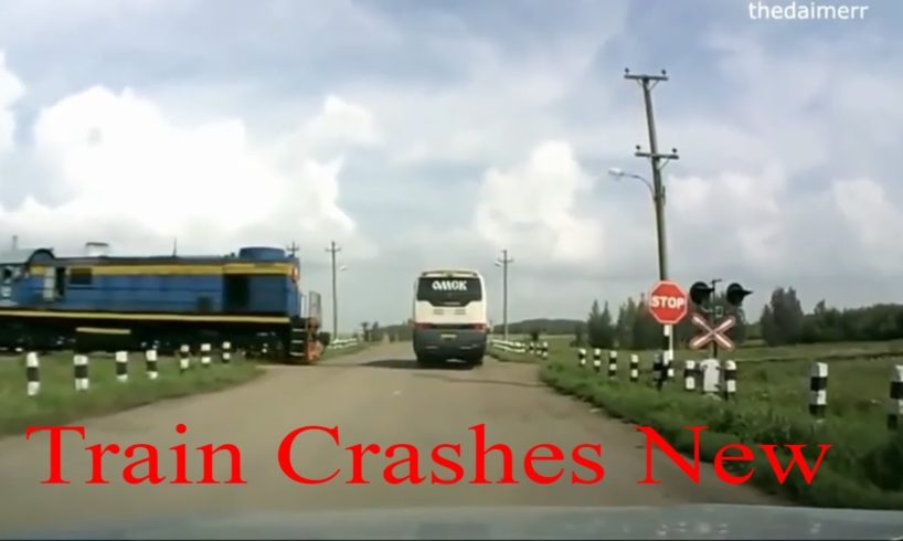 Train Crashes Caught on Cameras - Stupid Drivers and Trains