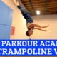 Trampoline Wall Tricks at Parkour & Freerunning Academy! | People are Awesome