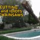 Tree cutting fails and idiots with chainsaws. FAIL COMPILATION. Part 3