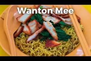 Wanton Mee in Singapore (with Extra Sambal!)