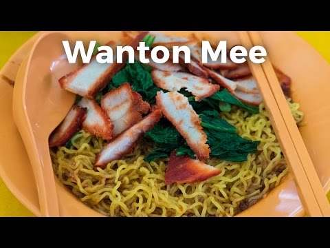 Wanton Mee in Singapore (with Extra Sambal!)