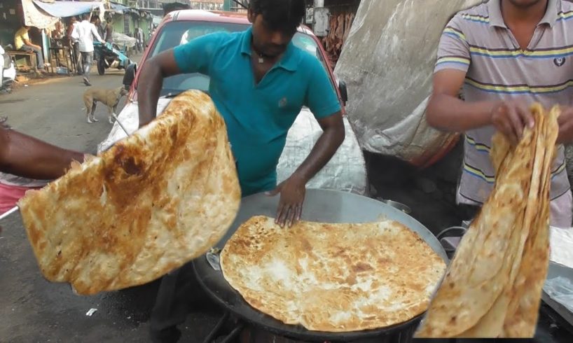 World Big Paratha with Halua @10 rs ($0.14) Only | Best & Cheap Street Food Mumbai